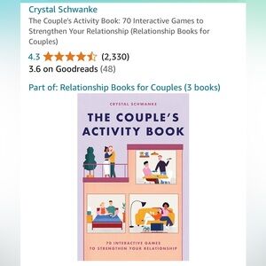 The Couples Activity Book: 70 interactive games to strengthen your relationship